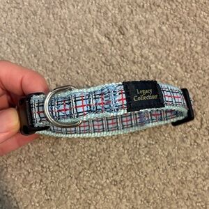 Legacy collection plaid dog collar small